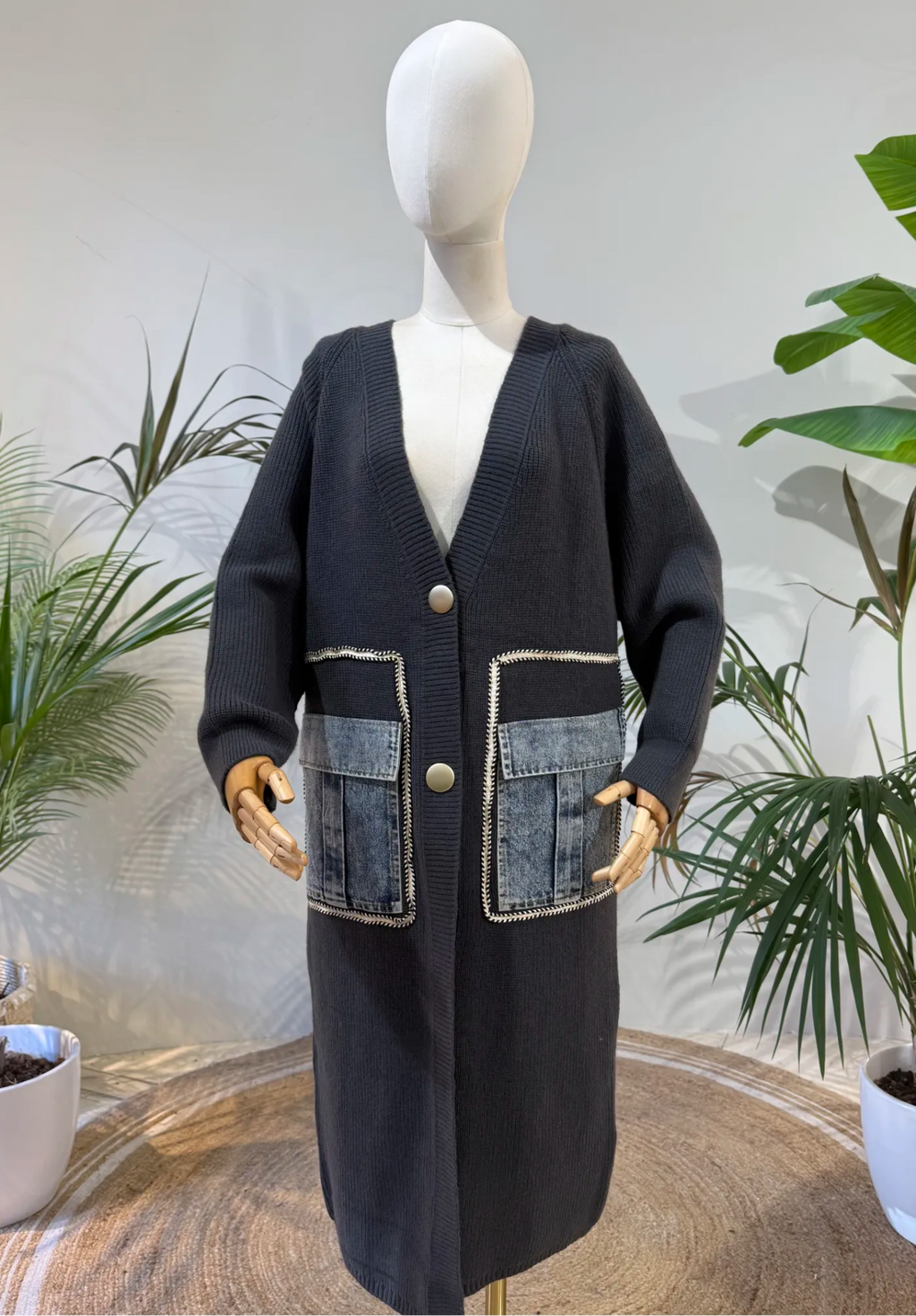 CÁRDIGAN LARGO JEEN