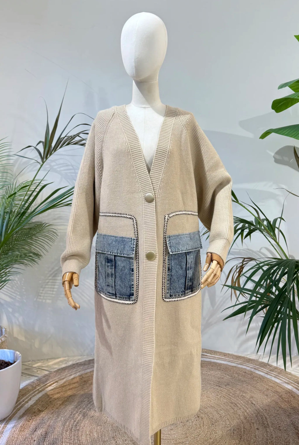 CÁRDIGAN LARGO JEEN